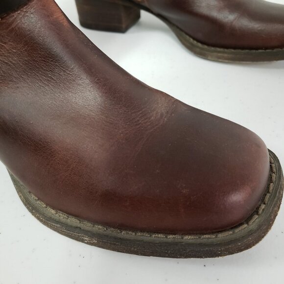 Durango Womens Leather Harness Riding Boots Size 7 Equestrian Country Barn Ranch - Picture 6 of 15